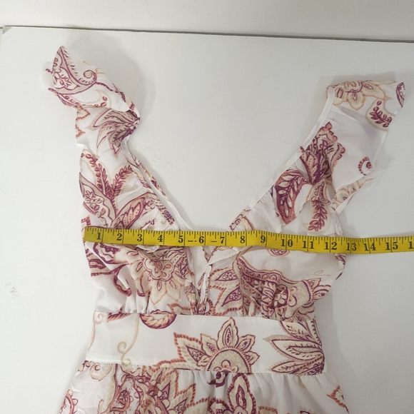 NWT CUPSHE Beach Paisley Dress SZ Medium - Picture 7 of 11